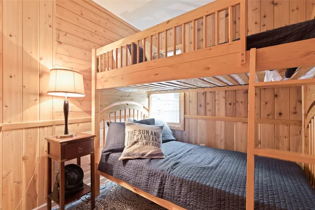 a view of a balcony with furniture