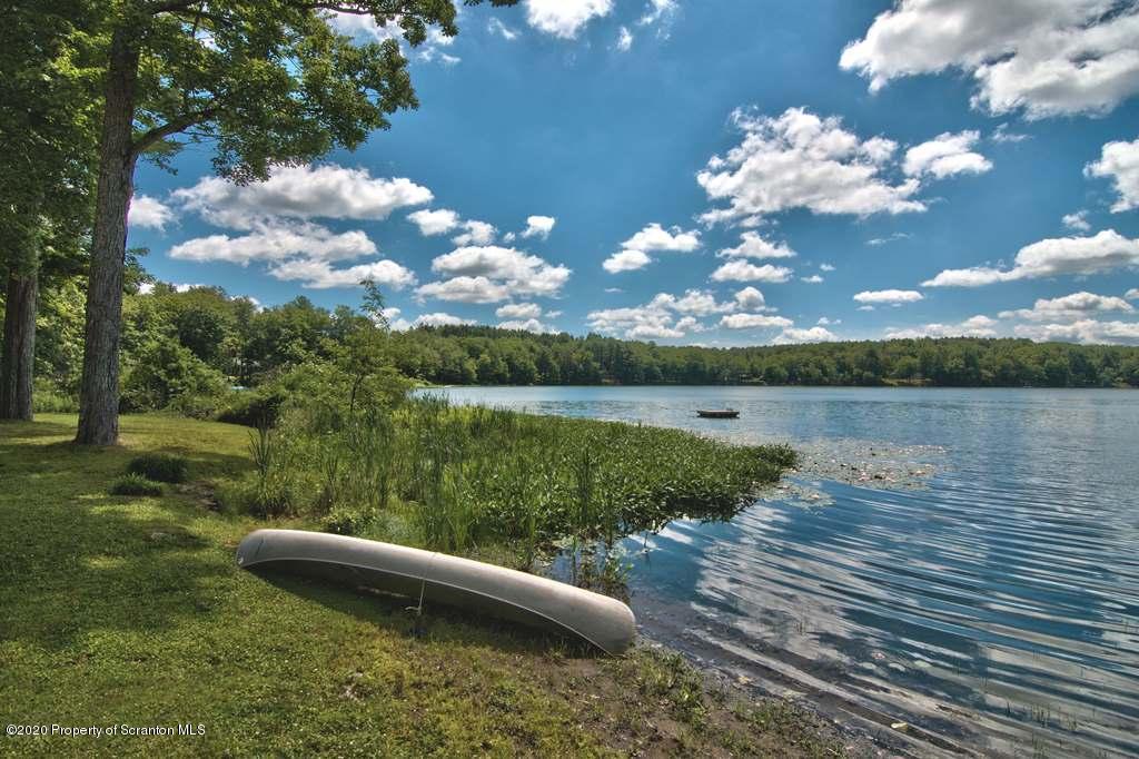 292 Loomis Lk Road Hop Bottom, PA 18824 - Photo 48 of 76 a view of a lake with houses in the back