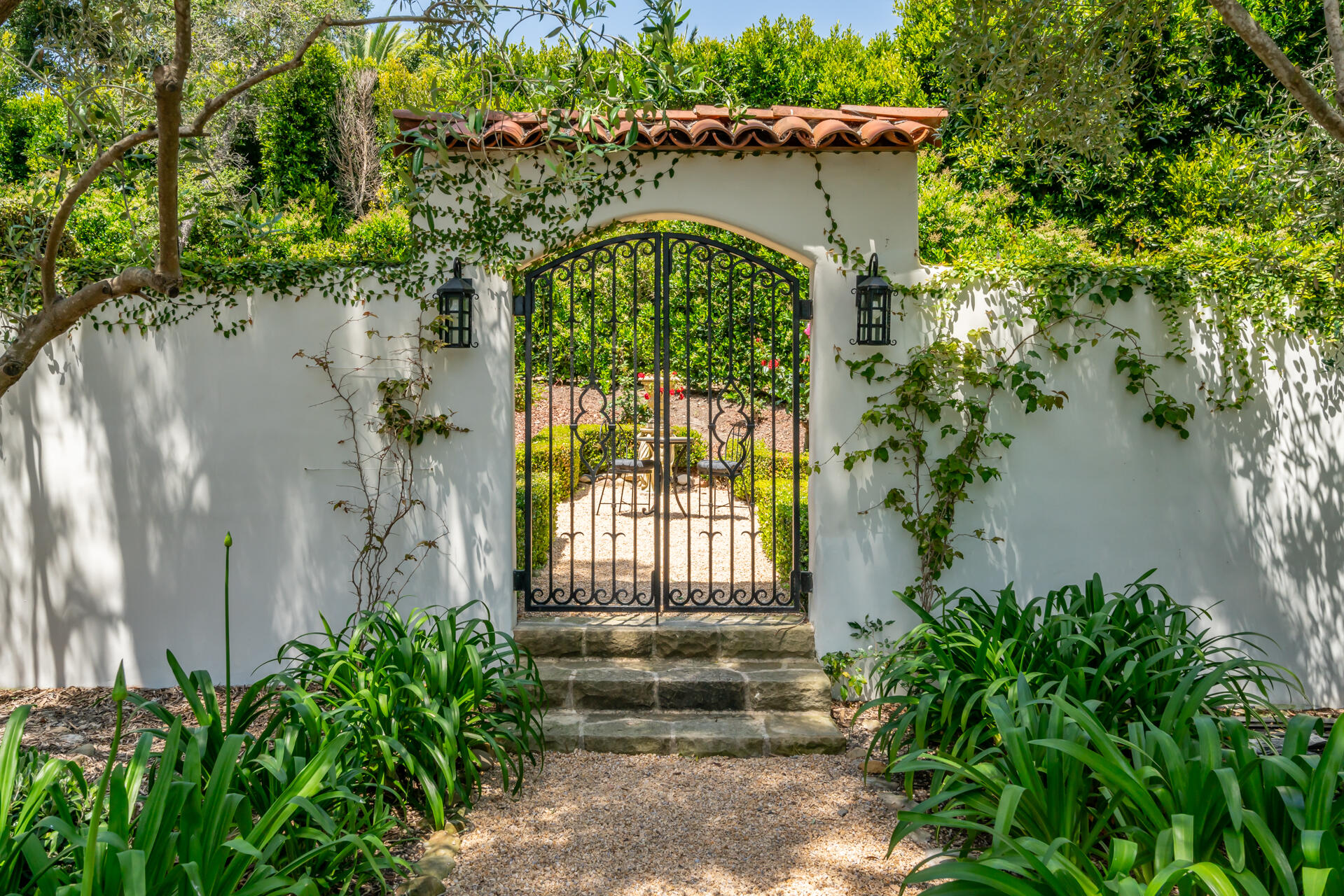 1098 Golf Road Montecito, CA 93108 - Photo 57 of 72 a front view of a house with a yard