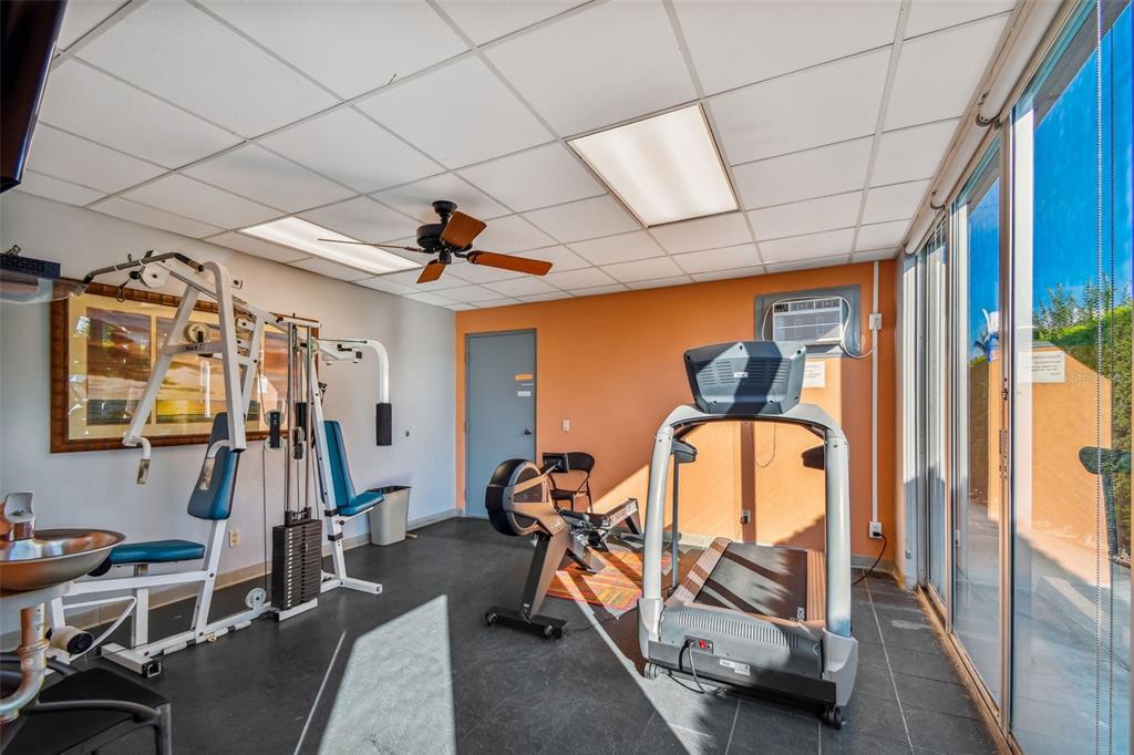 1000 Riverside Drive, Unit B104 Palmetto, FL 34221 - Photo 28 of 36 a view of a room with gym equipment