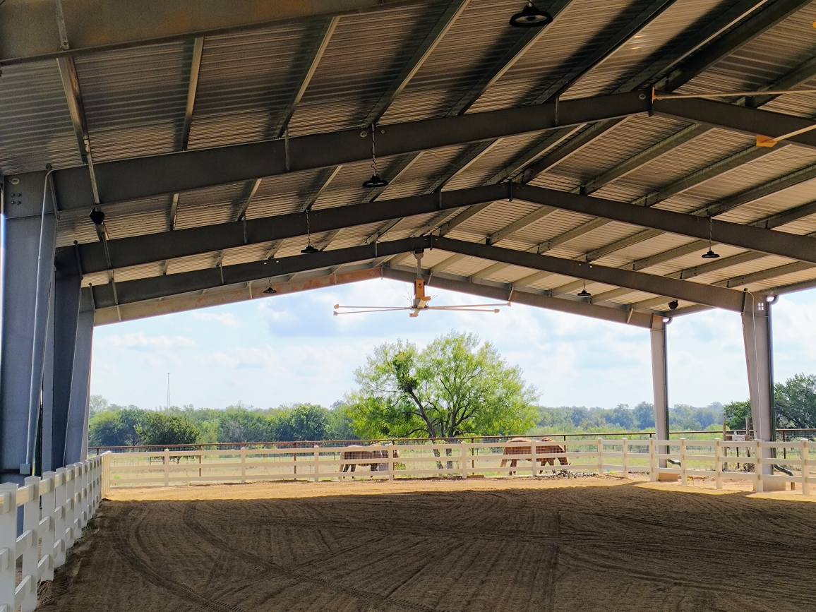 Designed and Positioned just right to take full advantage of the natural breeze increasing the comfort level for all riders!