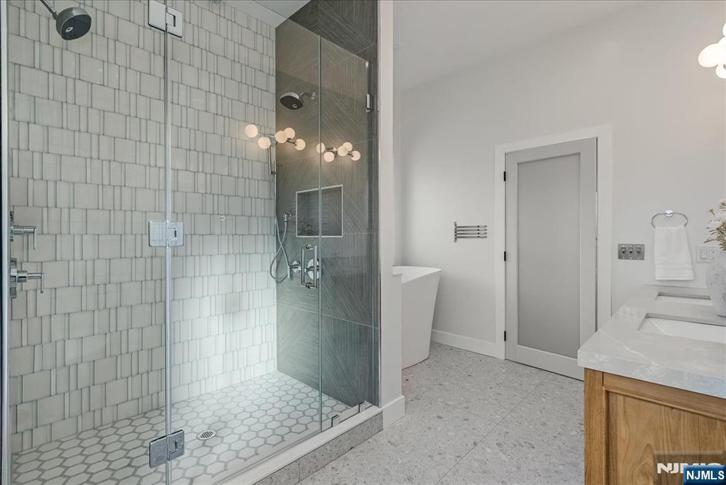 36 James Street Montclair, NJ 07042 - Photo 30 of 48 a bathroom with a shower