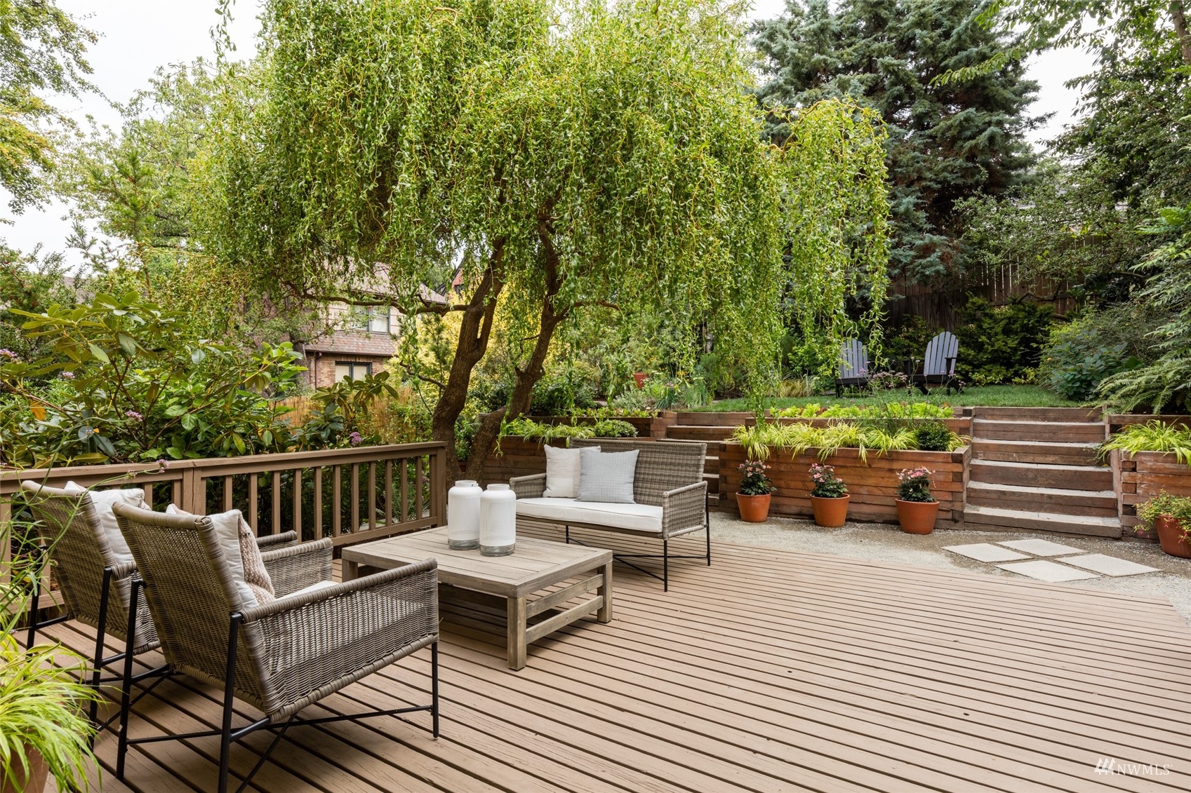 1724 31st Avenue Seattle, WA 98122 - Photo 12 of 34 a view of a patio with two chairs and a table
