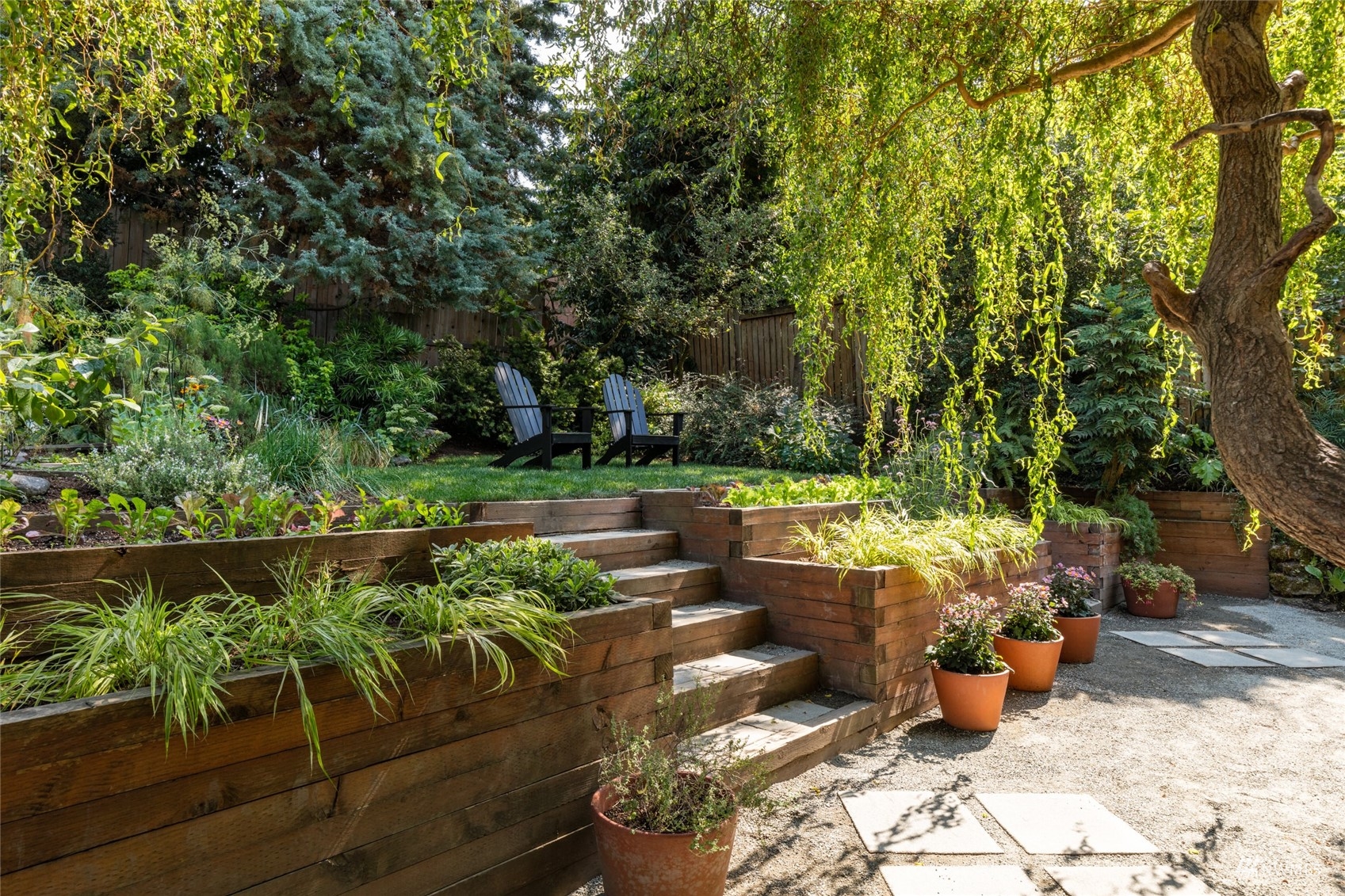 1724 31st Avenue Seattle, WA 98122 - Photo 14 of 34 a view of a garden with sitting area