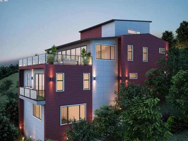 a front view of a building