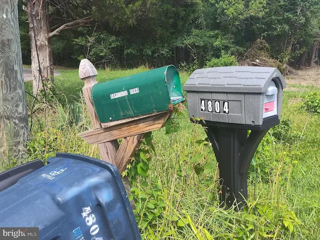 a view of a door in an empty room