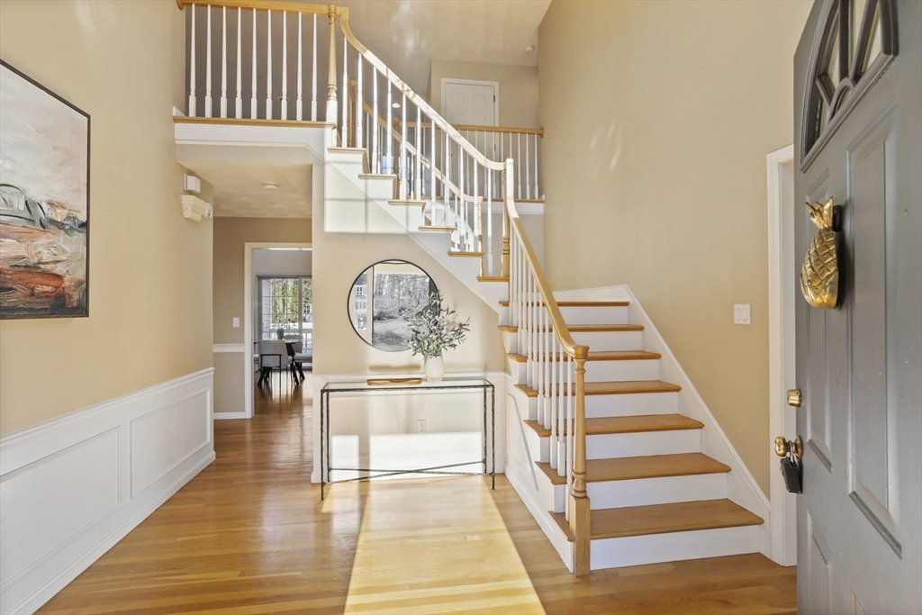 7 Eagles Nest Road Westford, MA 01886 - Photo 5 of 42 a view of entryway and hall with wooden floor
