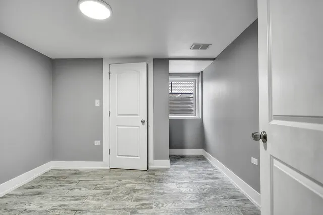 a view of an empty room