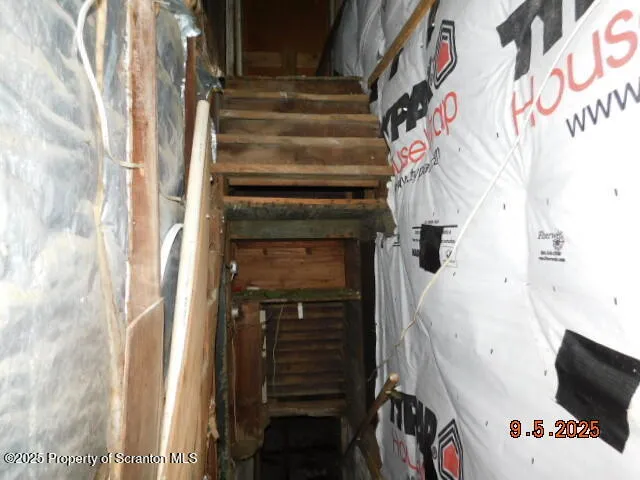 a view of a bathroom with a shower