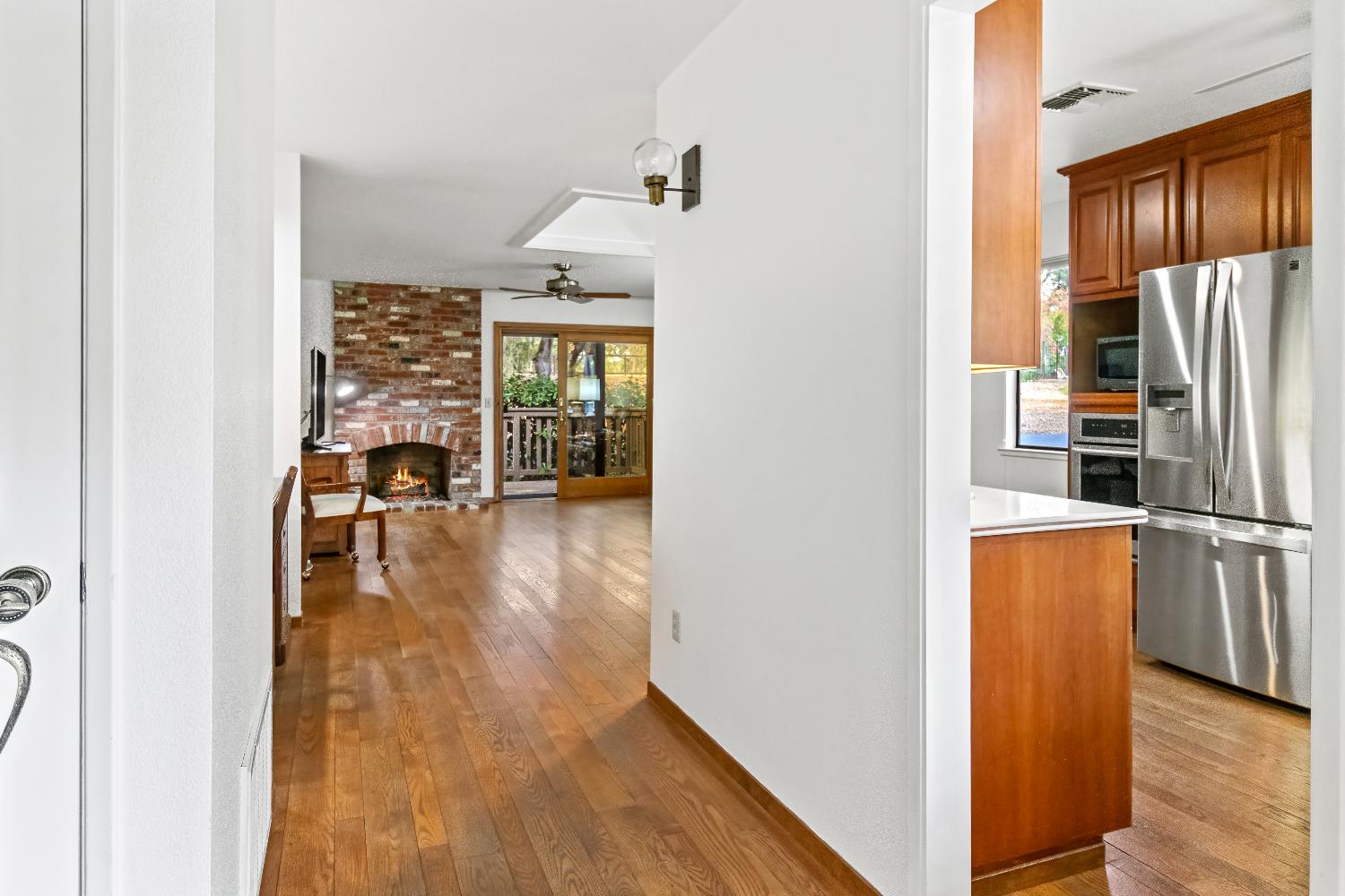 6543 Crosswoods Circle Citrus Heights, CA 95621 - Photo 8 of 33 a view of kitchen with furniture and wooden floor