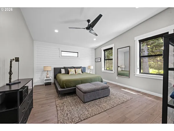 a room with furniture