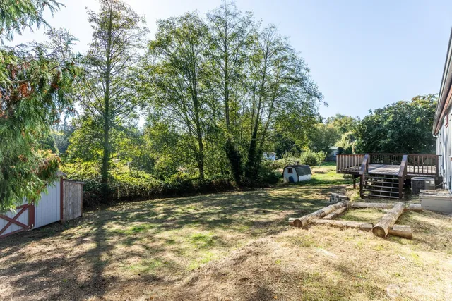 a view of a outdoor space with a patio