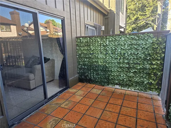 a view of an outdoor space and balcony