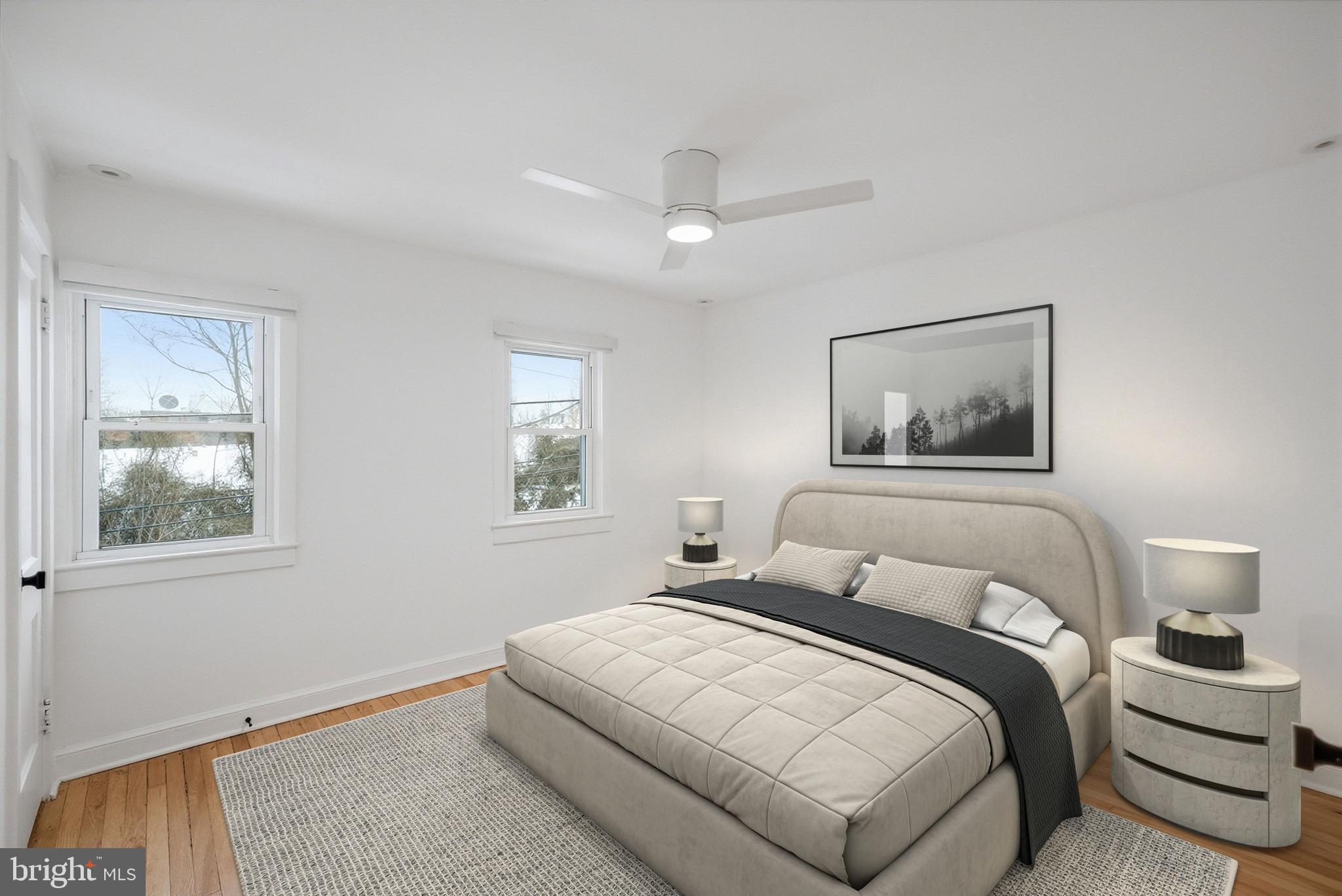 2028 Tunlaw Road Northwest Washington, DC 20007 - Photo 14 of 23 Primary Bedroom (Virtually Staged)