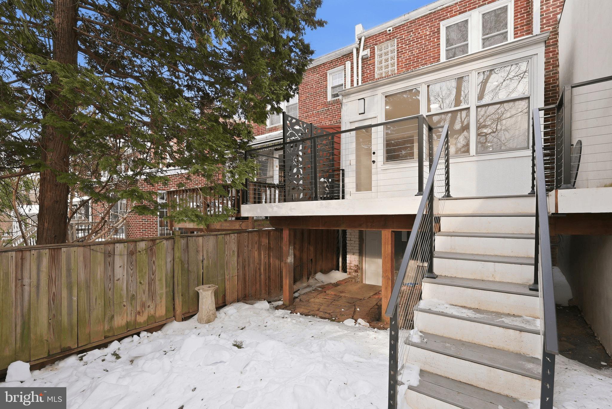 2028 Tunlaw Road Northwest Washington, DC 20007 - Photo 23 of 23 Rear Exterior