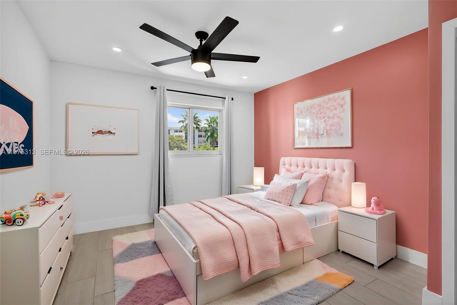 877 Northeast 195th Street, Unit 422 Miami, FL 33179 - Photo 13 of 24 Virtually staged bedroom