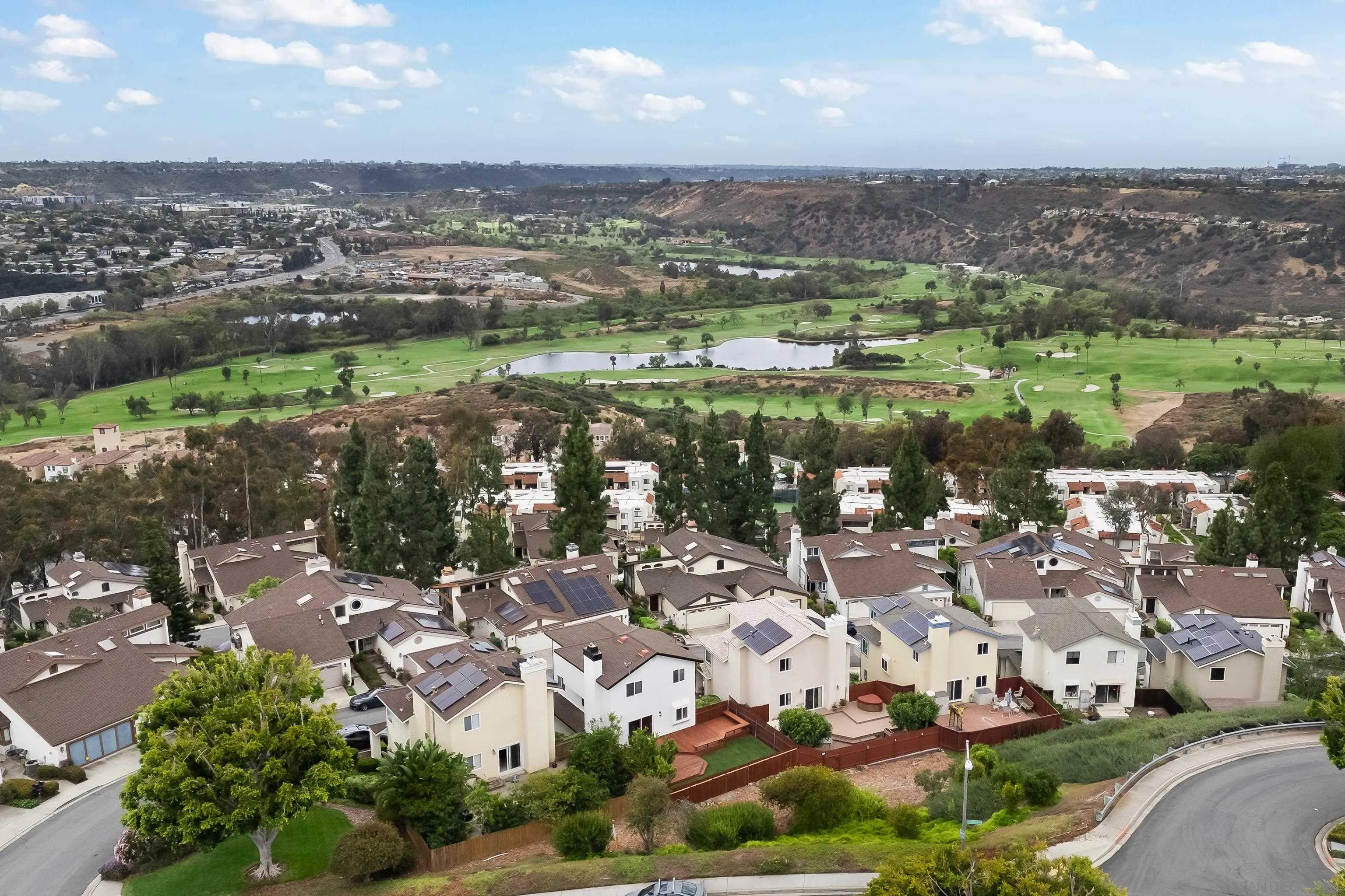 11478 Madera Rosa Way San Diego, CA 92124 - Photo 52 of 54 an aerial view of a city with lots of residential buildings