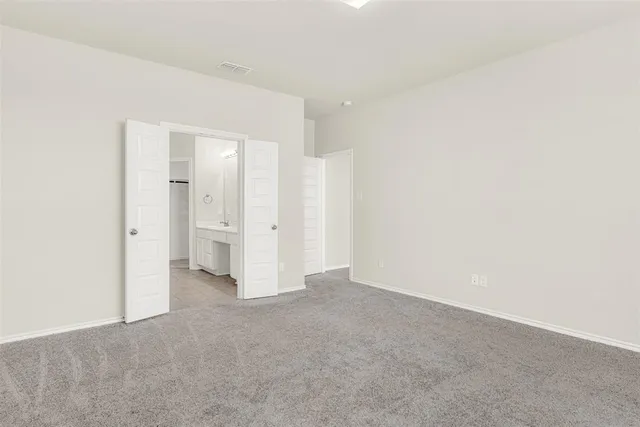 a view of an empty room