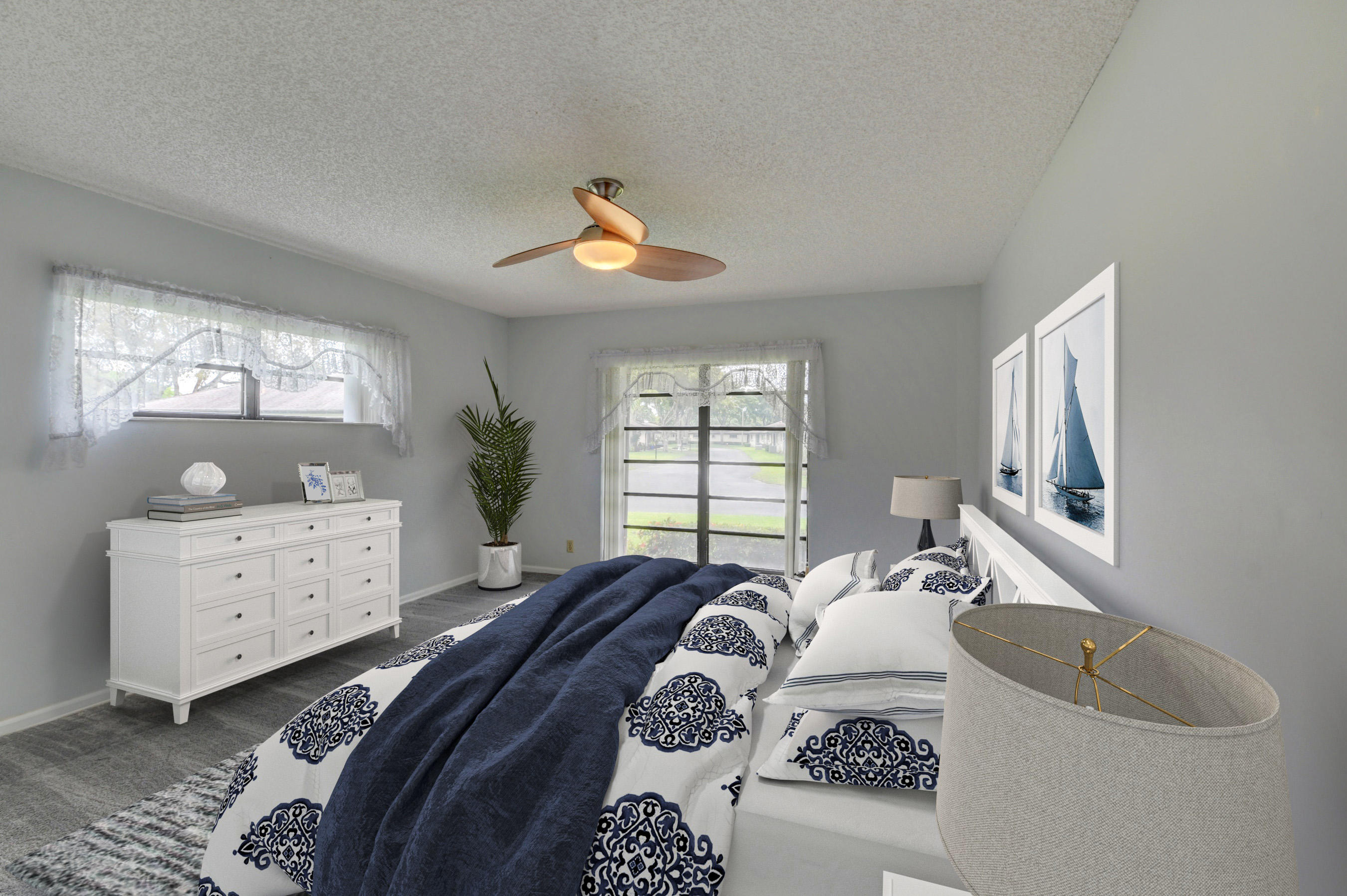 4878 Equestrian Road, Unit B Boynton Beach, FL 33436 - Photo 16 of 23 Primary Bedroom