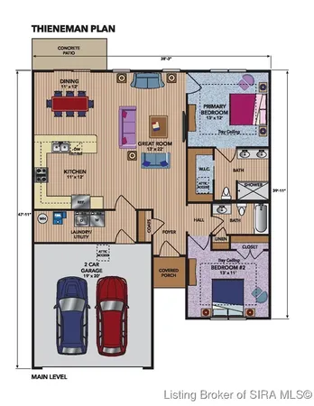 $231,900 | 8124 Timber Lane Northeast, Unit 408, New Salisbury, IN 47161
