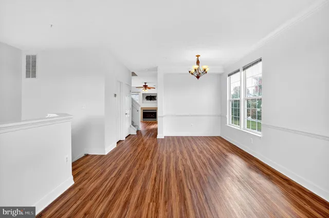 a view of a balcony with a large window