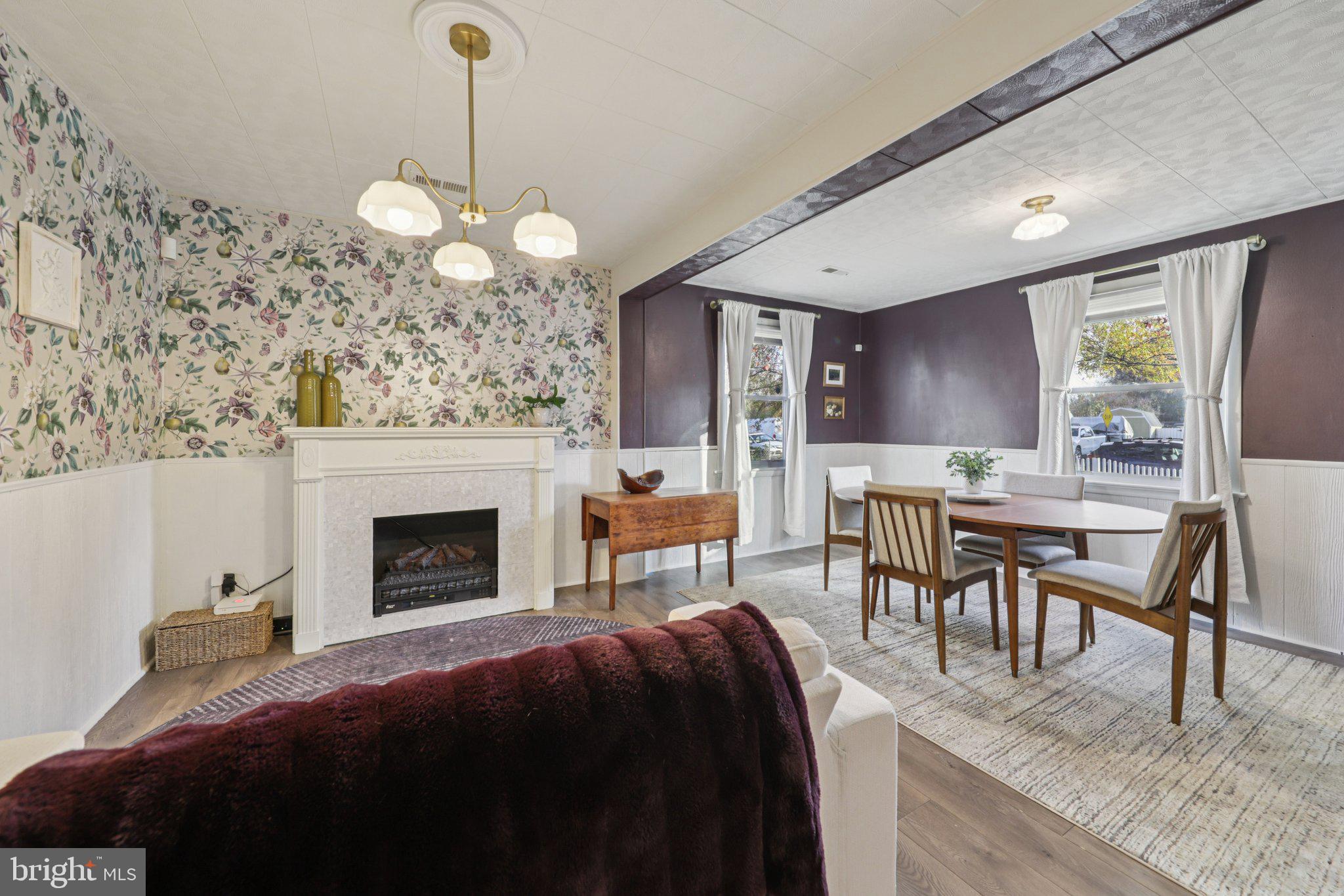 6501 Sligo Parkway Hyattsville, MD 20782 - Photo 12 of 25 a view of a livingroom with furniture and a fireplace