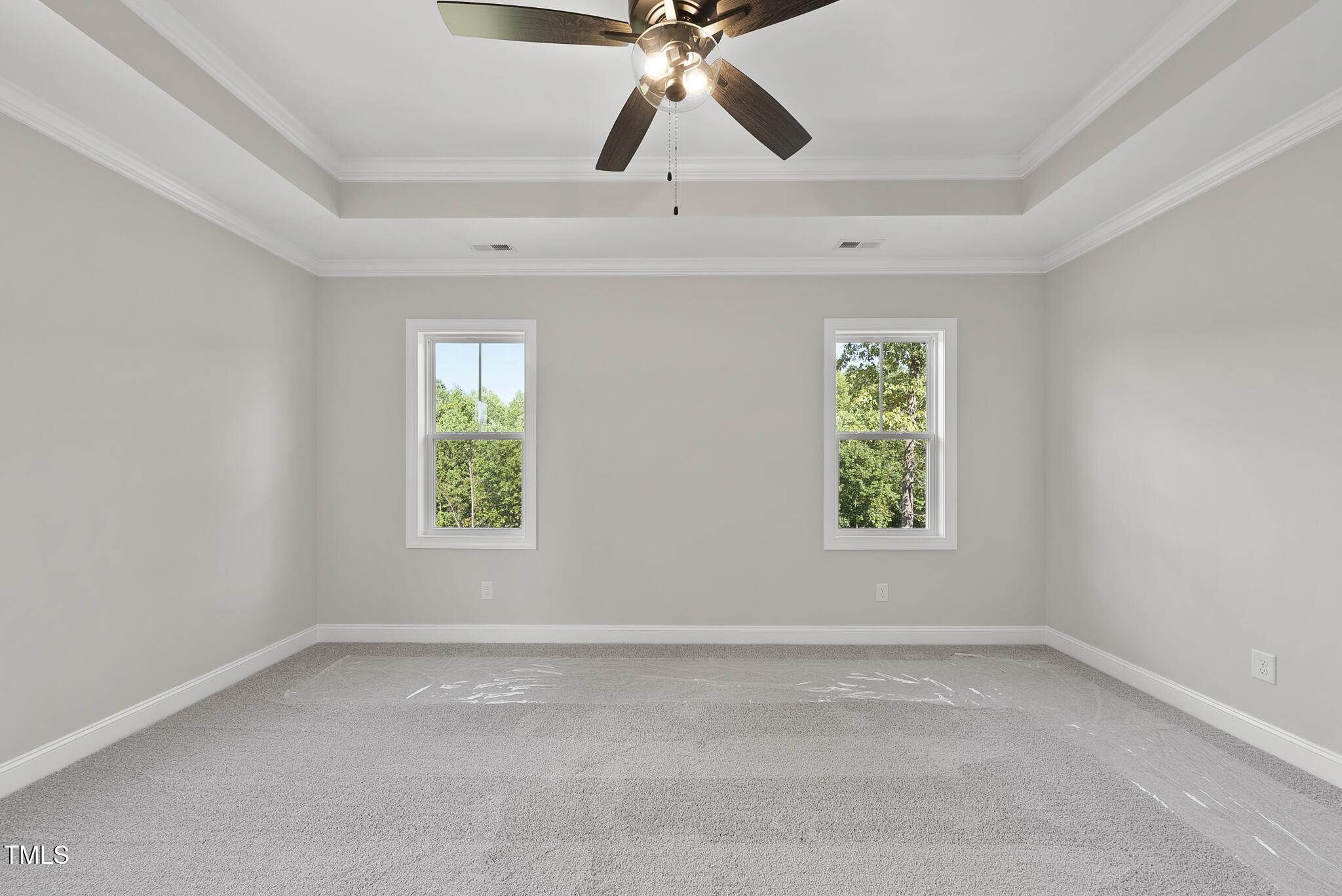 30 Morning Dew Way Spring Hope, NC 27882 - Photo 14 of 23 an empty room with windows and fan