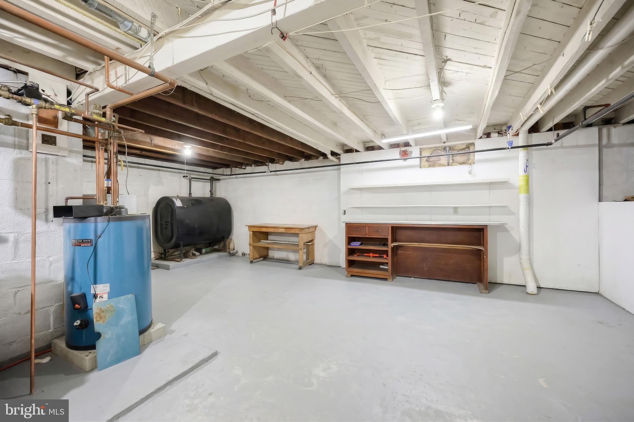 754 Bridgeton Road Fawn Grove, PA 17321 - Photo 39 of 42 a view of a garage with wooden cabinets