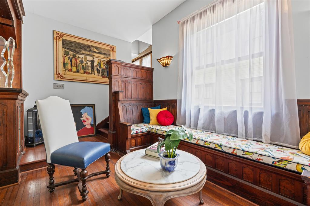 4606 East Side Avenue Dallas, TX 75226 - Photo 9 of 38 a room with furniture and wooden floor