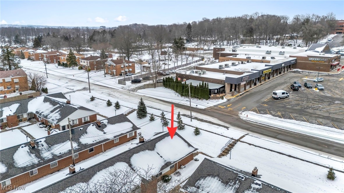 5651 Broadview Road, Unit C1 Cleveland, OH 44134 - Photo 22 of 23 Ariel view of condos & street parking