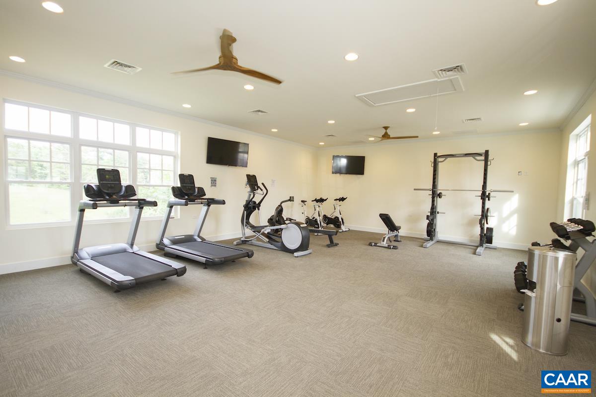 2174 Avinity Loop Charlottesville, VA 22902 - Photo 32 of 34 a view of a room with gym equipment