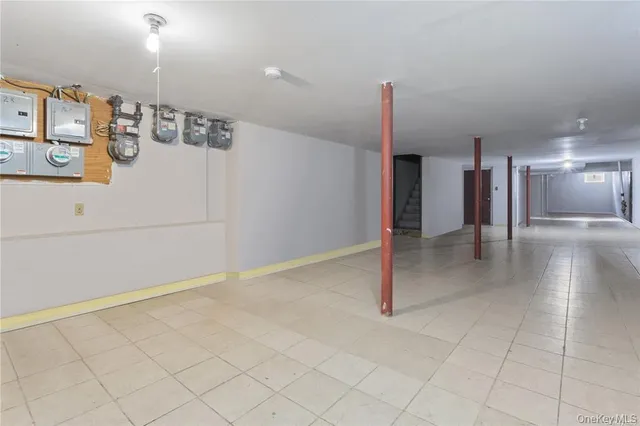 a view of a refrigerator in kitchen