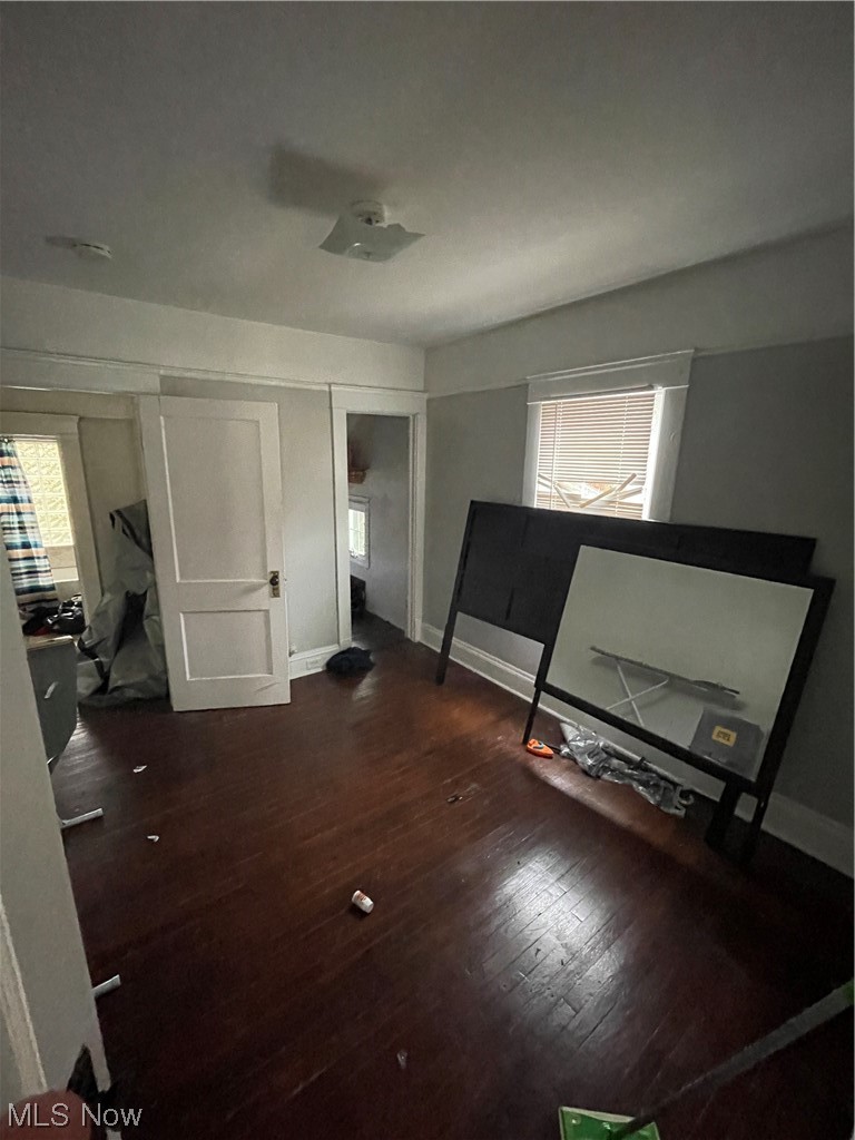 3185 Sycamore Road Cleveland, OH 44118 - Photo 16 of 33 Unfurnished bedroom featuring dark hardwood / wood-style flooring