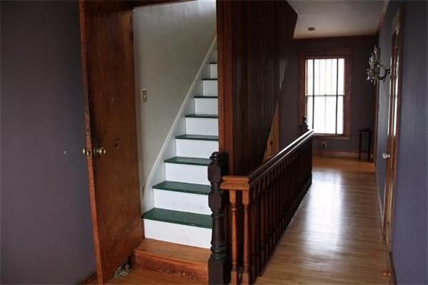 8 Summit Avenue Hull, MA 02045 - Photo 26 of 30 a view of staircase with wooden floor and white walls