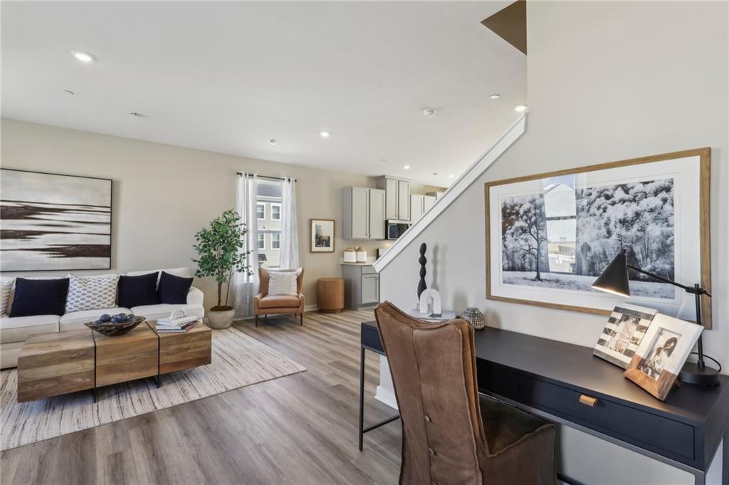 136 River Ridge Drive Coraopolis, PA 15108 - Photo 9 of 28 a living room with furniture and wooden floor