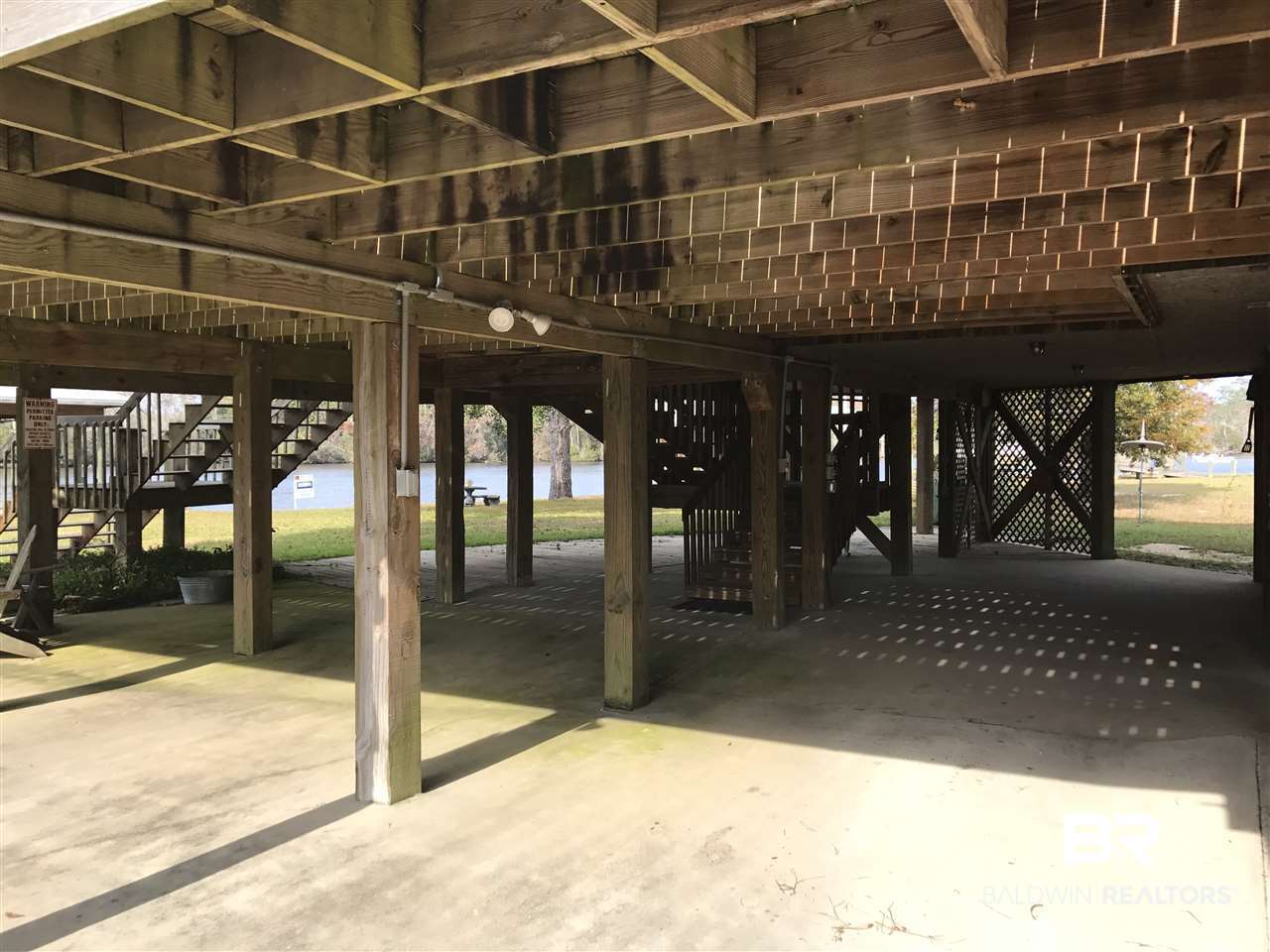 14383 Riverside Drive Magnolia Springs, AL 36555 - Photo 28 of 35 Parking Under Home