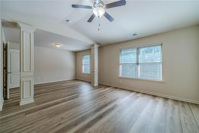 a bathroom with a sink and a large mirror