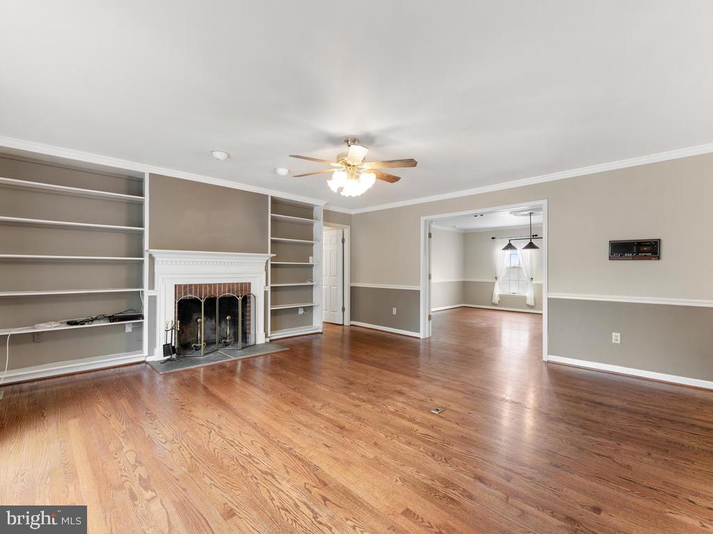 9405 Slate Quarry Road Dickerson, MD 20842 - Photo 44 of 71 Family room with wood burning fireplace & built in