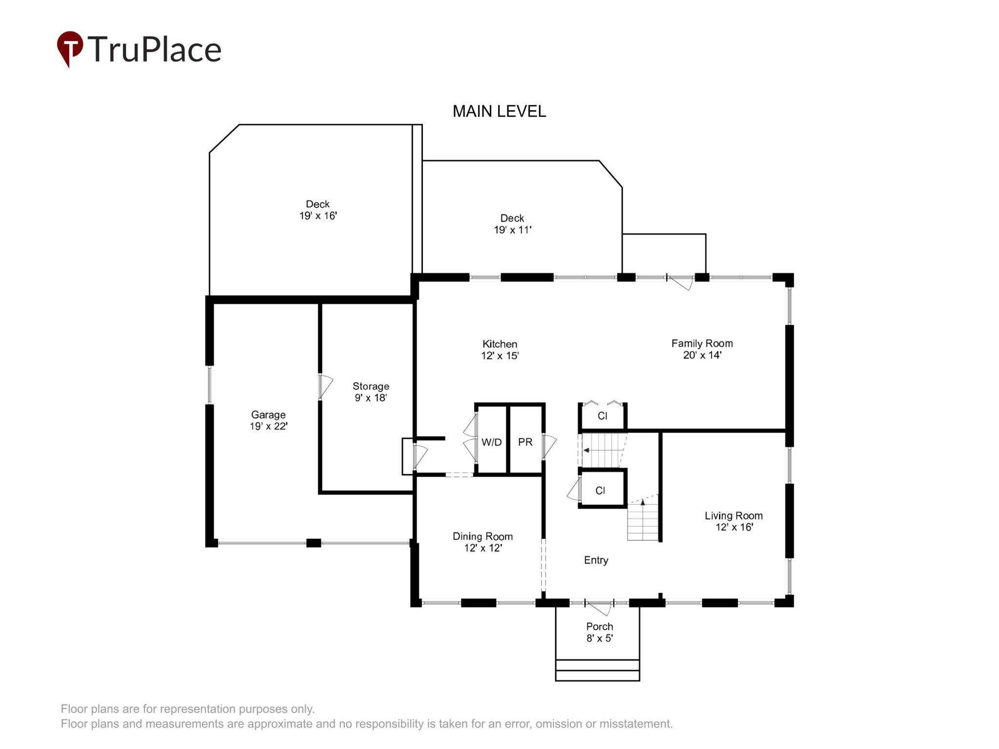9505 Bald Hill Road Mitchellville, MD 20721 - Photo 37 of 39 Main level floor plan layout.