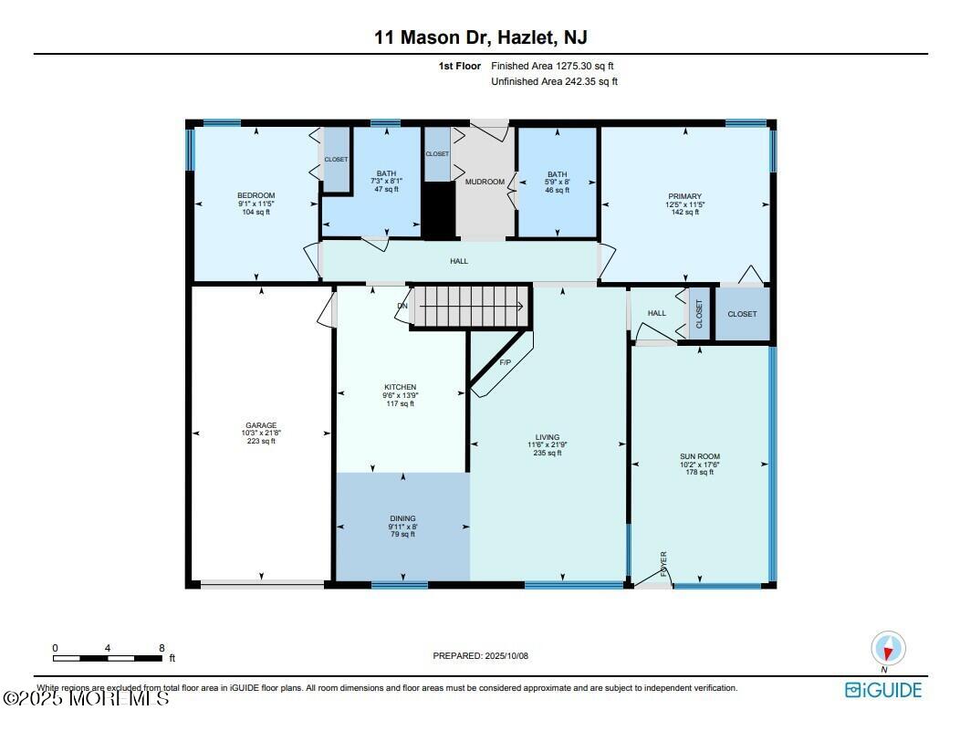11 Mason Drive Hazlet, NJ 07730 - Photo 26 of 27 Floorplan - Main Level - 1st Flr