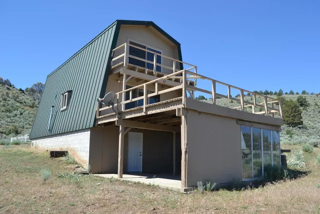 a view of a lush green field