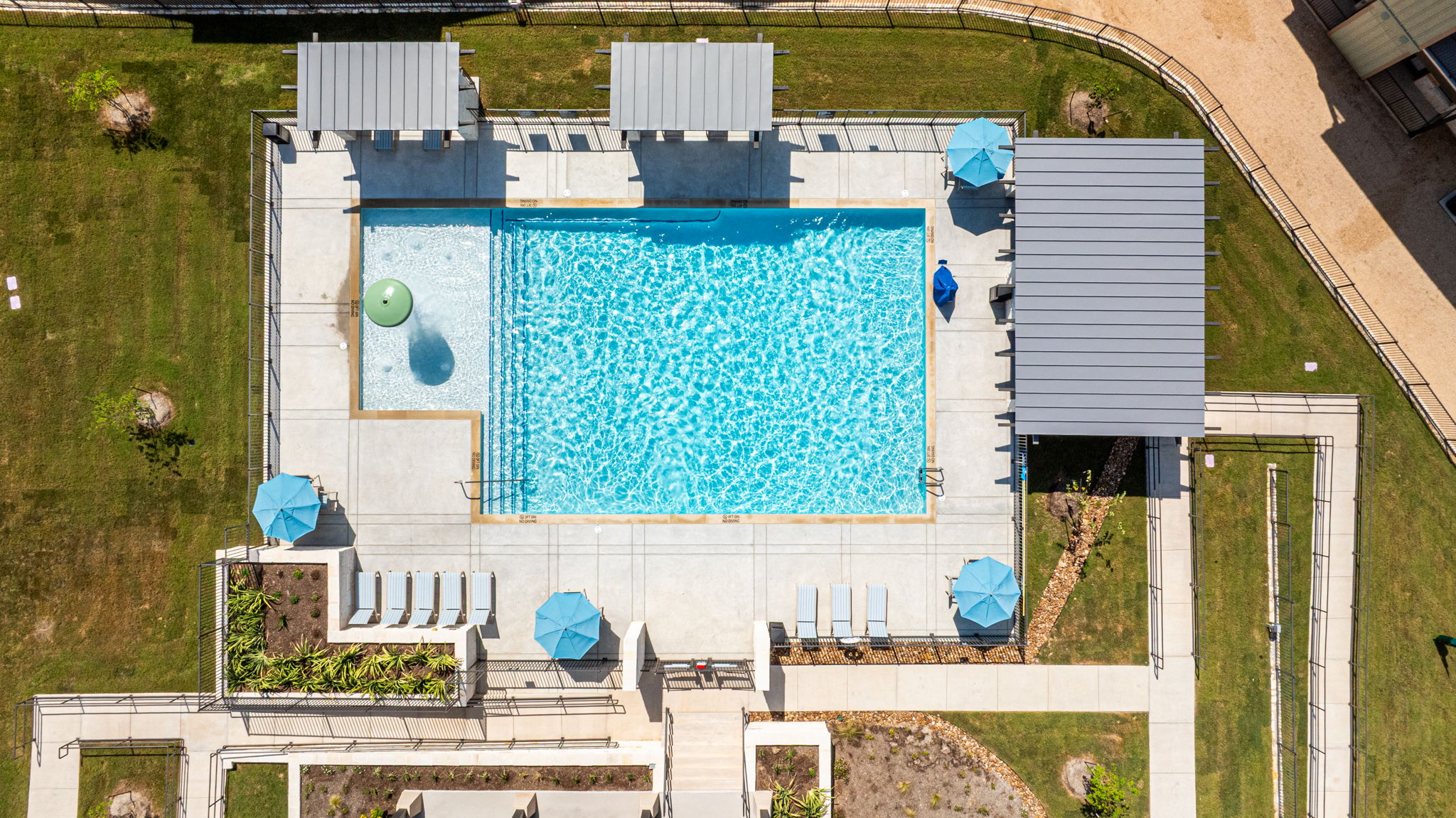 691 Union Chapel Road, Unit S1 Cedar Creek, TX 78612 - Photo 27 of 28 Aerial view of a pool area