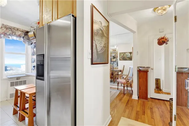 a very nice looking room with a large window