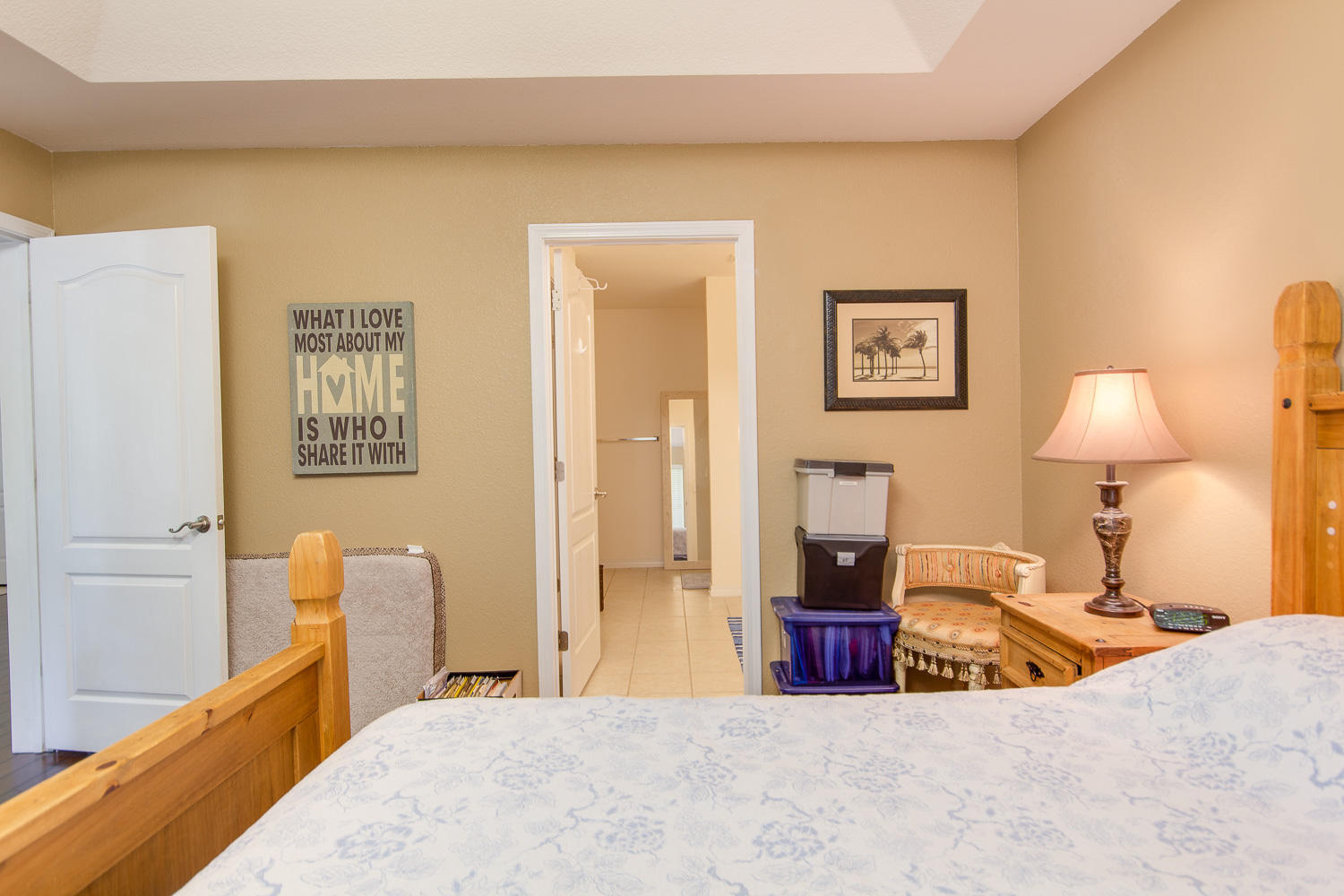 108 Red Maple Court Santa Rosa Beach, FL 32459 - Photo 13 of 30 a bedroom with a bed and a lamp
