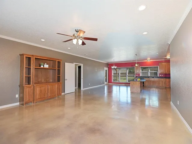 a view of an empty room with window
