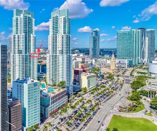 a view of a lake with a city