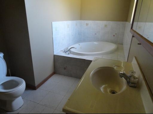 21724 Carol Avenue Sauk Village, IL 60411 - Photo 9 of 10 a bathroom with a sink and toilet