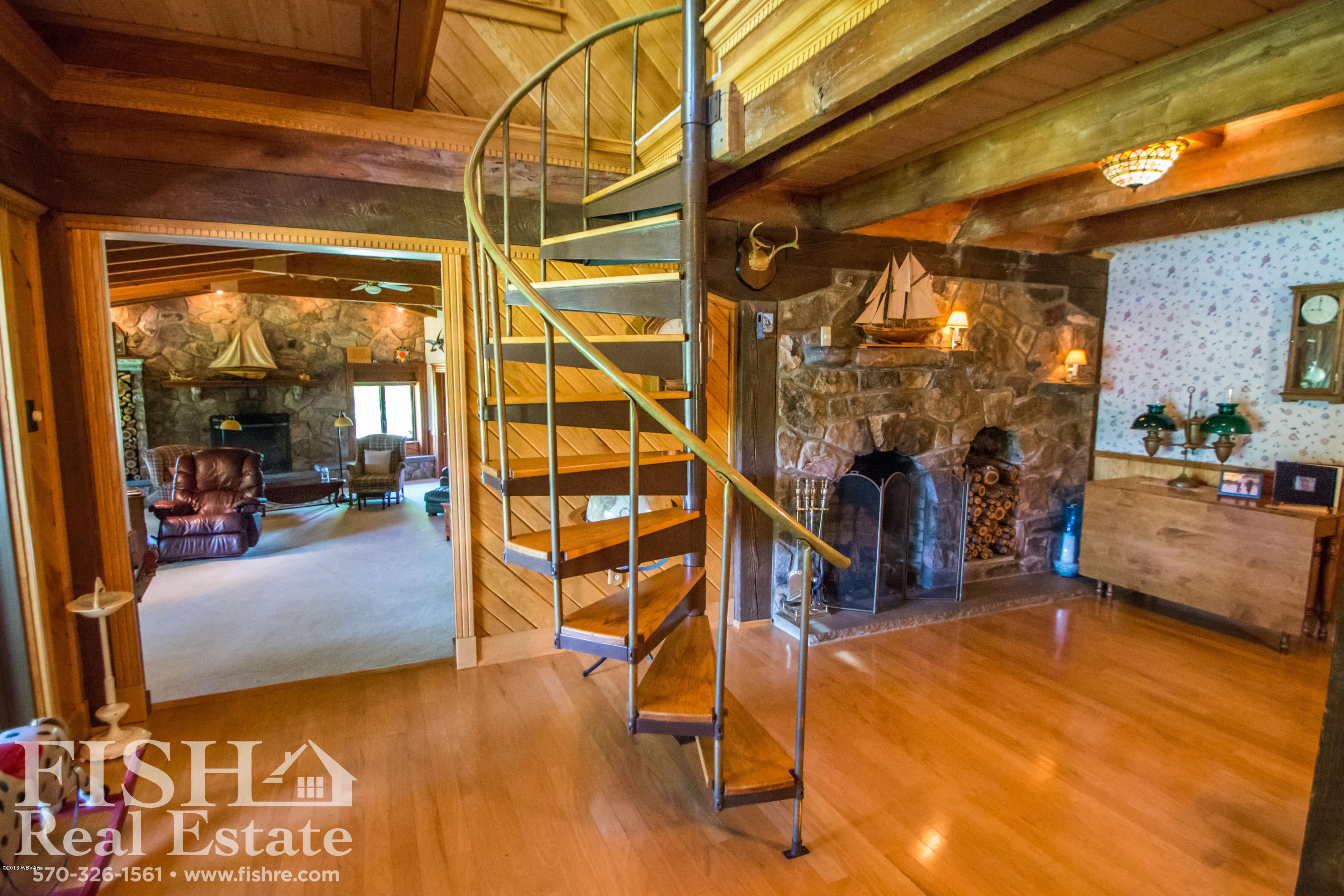 582 Mostellers Road Trout Run, PA 17771 - Photo 20 of 49 Spiral Staircase to Master