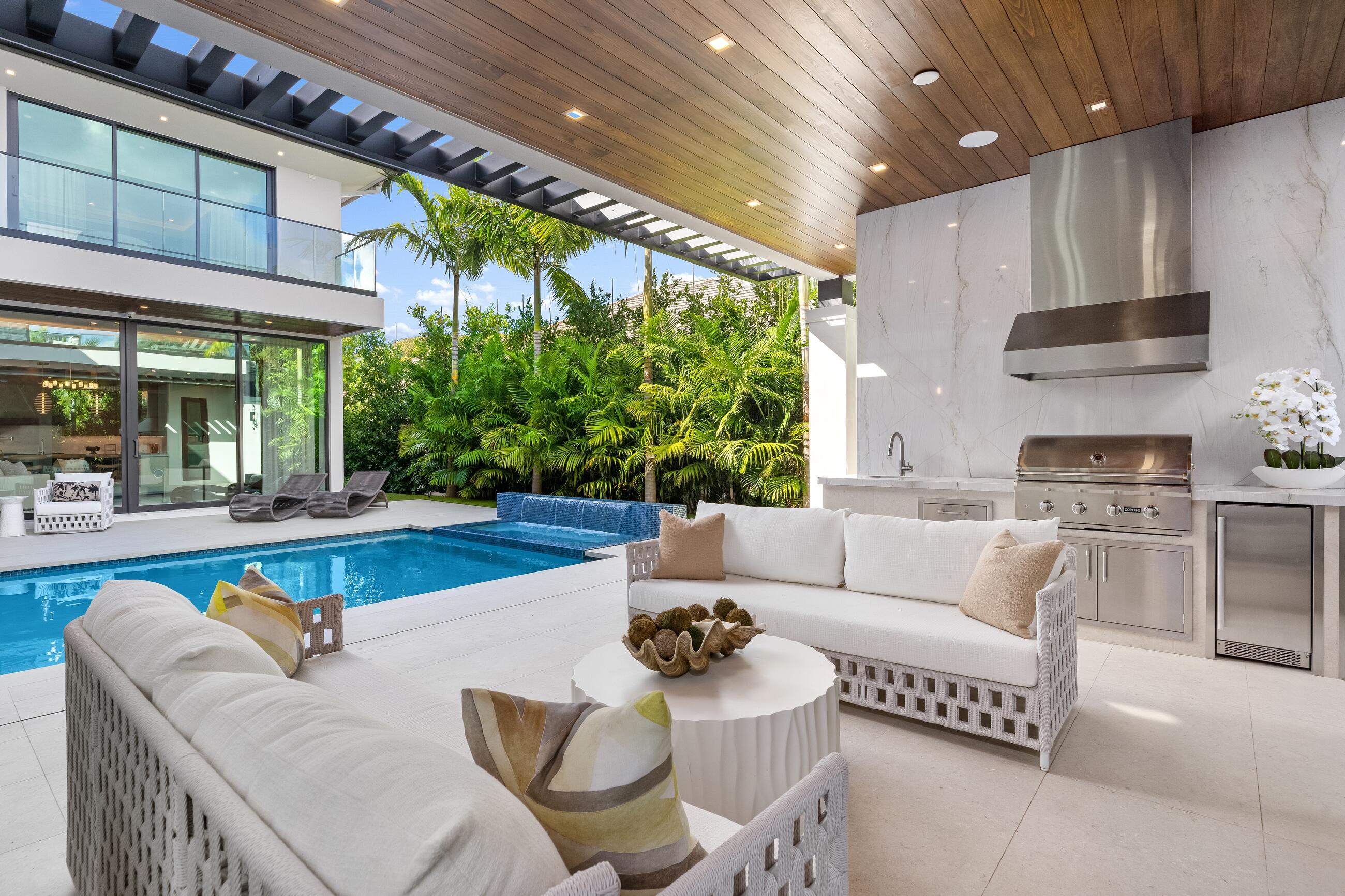 2498 Queen Palm Road Boca Raton, FL 33432 - Photo 24 of 80 Patio and summer kitchen