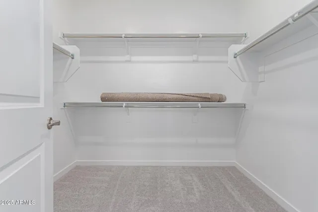 a view of storage and utility room with racks on the wall